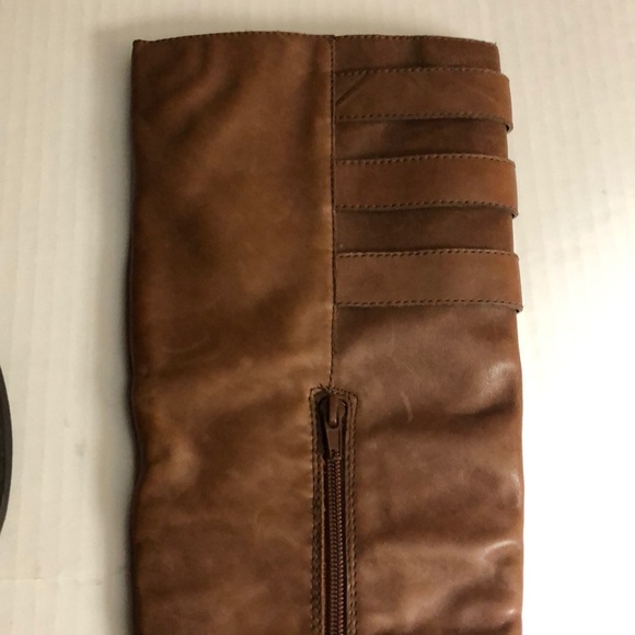 Kelsi Dagger tall brown leather Libby Boots - Picture 9 of 16